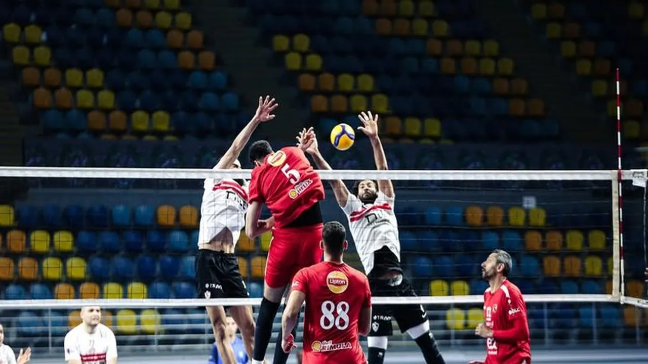 الأهلي يتوج بلقب كأس مصر للكرة الطائرة بعد مباراة ماراثونية أمام الزمالك